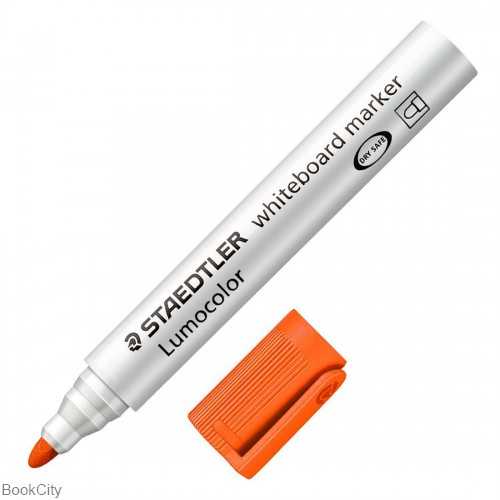 ماژیک وایت‌برد نارنجی نوک گرد STAEDTLER 351-4 Lumocolor