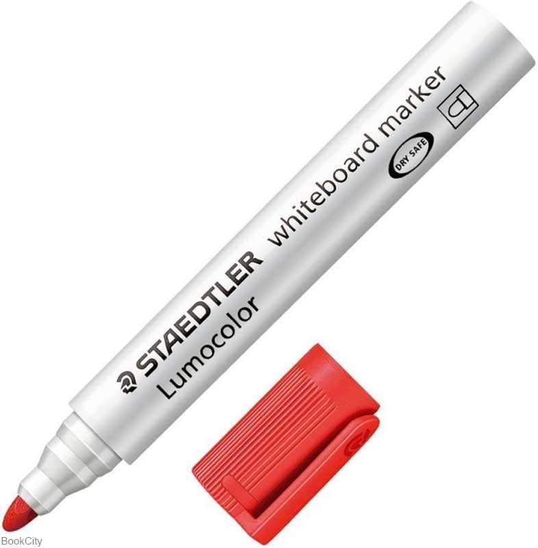 ماژیک وایت‌برد قرمز نوک گرد STAEDTLER 351-2 Lumocolor