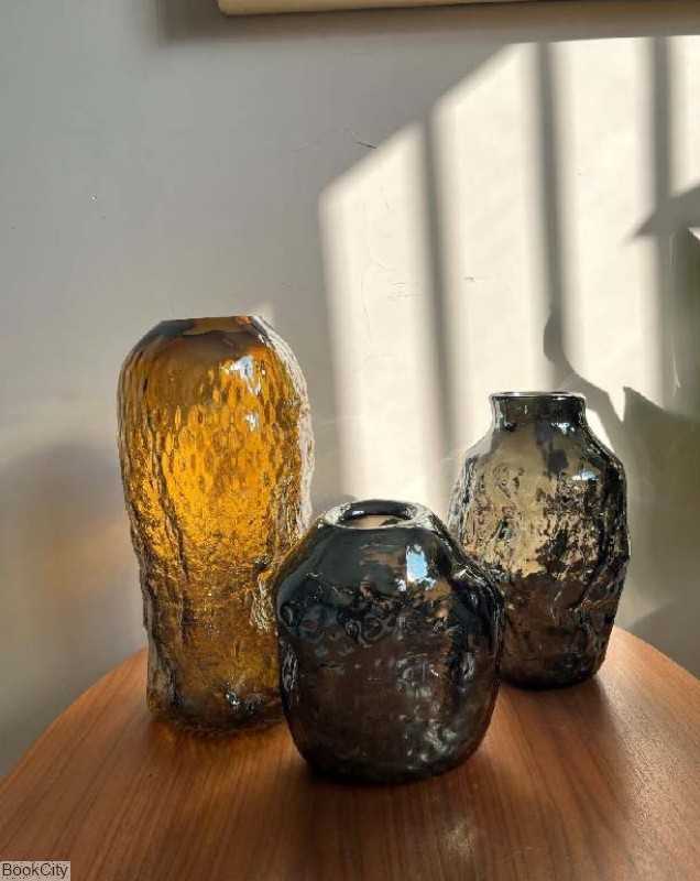 گلدان سنگی دفرمه بزرگ سیلور برسام