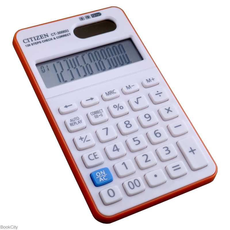 ماشین حساب 12 رقمی CITIZEN CT-3000