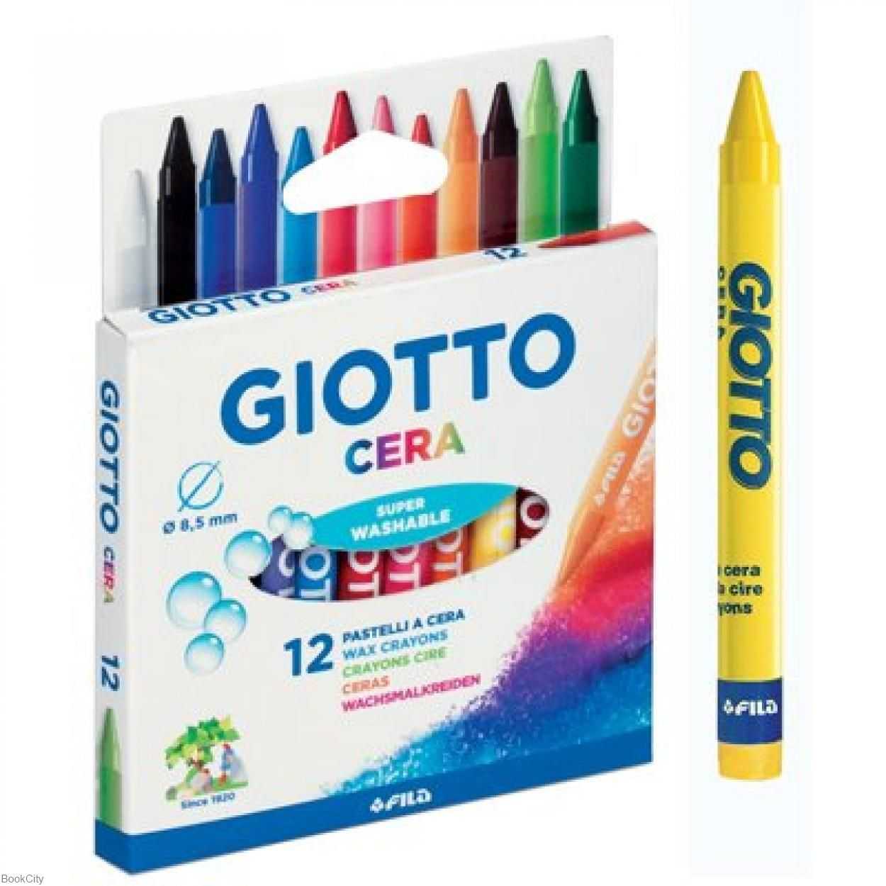 پاستل روغنی 12 رنگ GIOTTO 281200
