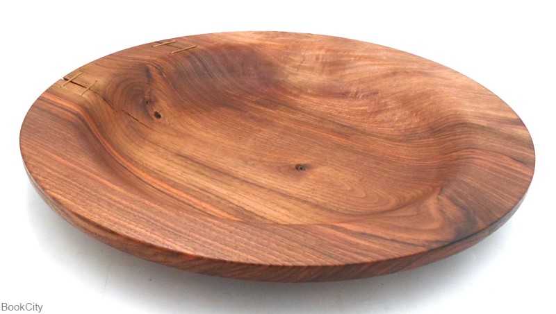 سینی چوبی بزرگ نقطه پررنگ