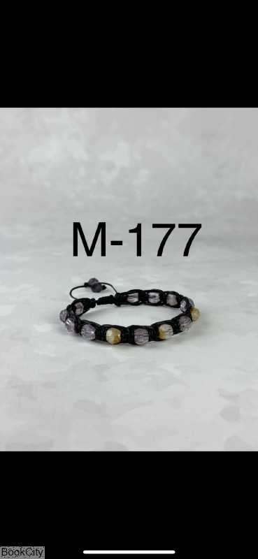 دستبند سنگ آمیتیست و سیترین تراش جواهری MK Gallery M177