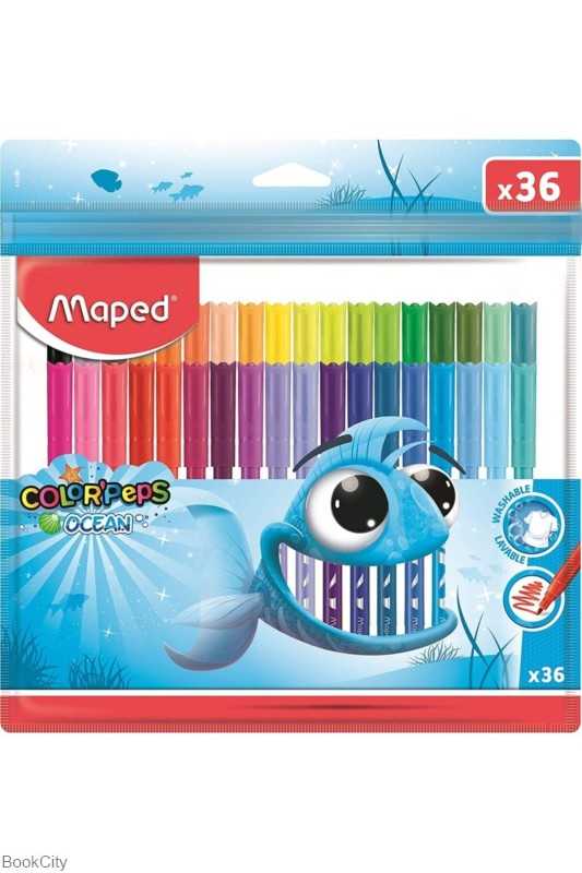 ماژیک 36 رنگ Maped 845725 Ocean
