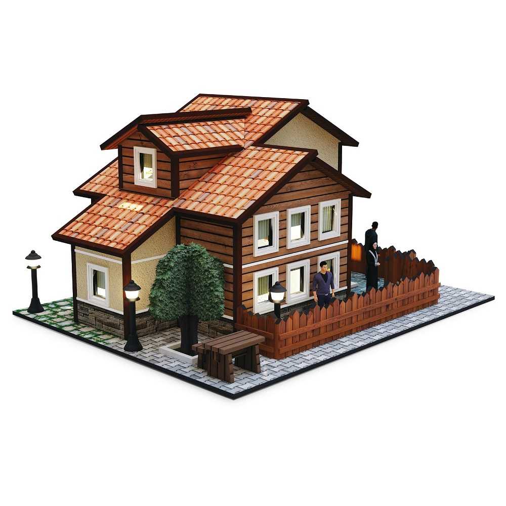 ویلای مدرن ESHEL 8030 1:24 3D