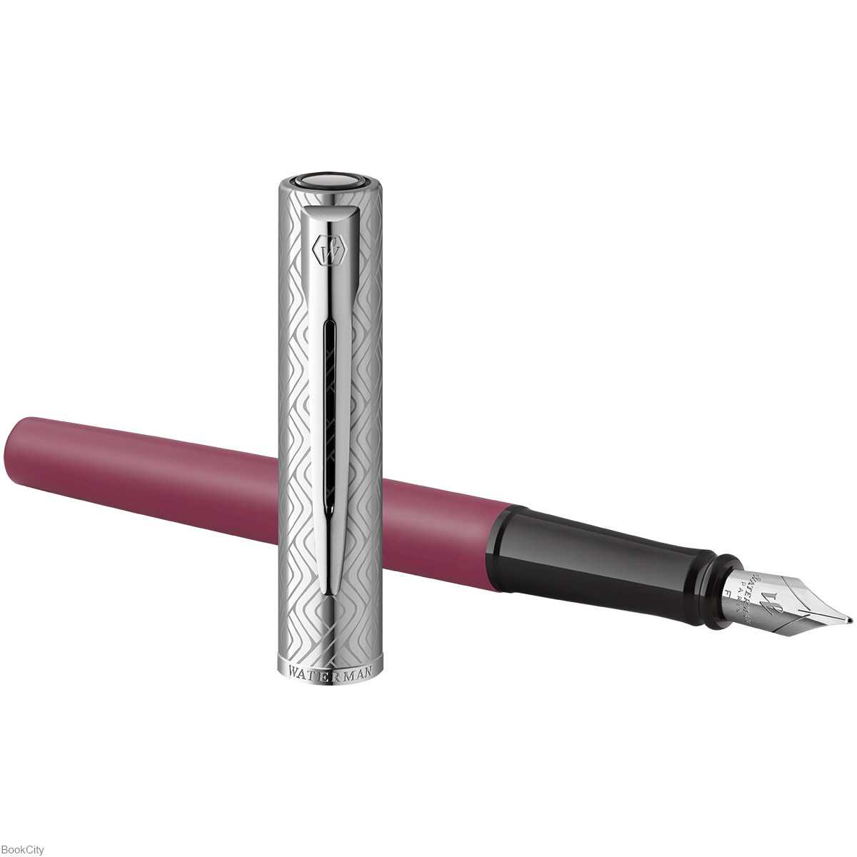 خودنویس بدنه صورتی گیره کروم WATERMAN 2174470 Allure