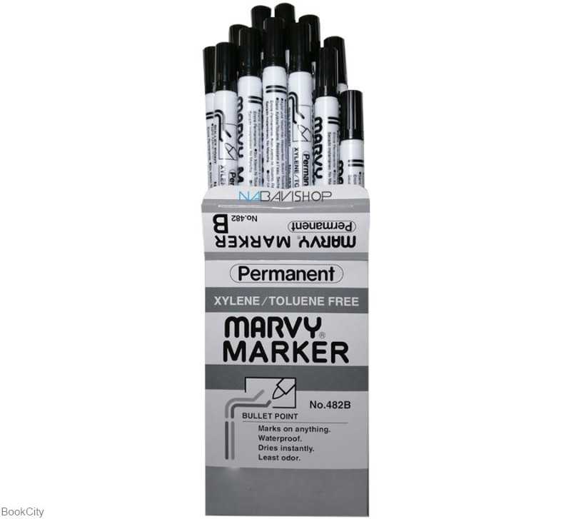 ماژیک مشکی نوک گرد MARVY uchida