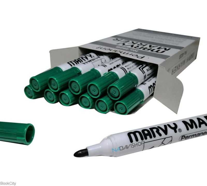 ماژیک سبز نوک تخت MARVY uchida