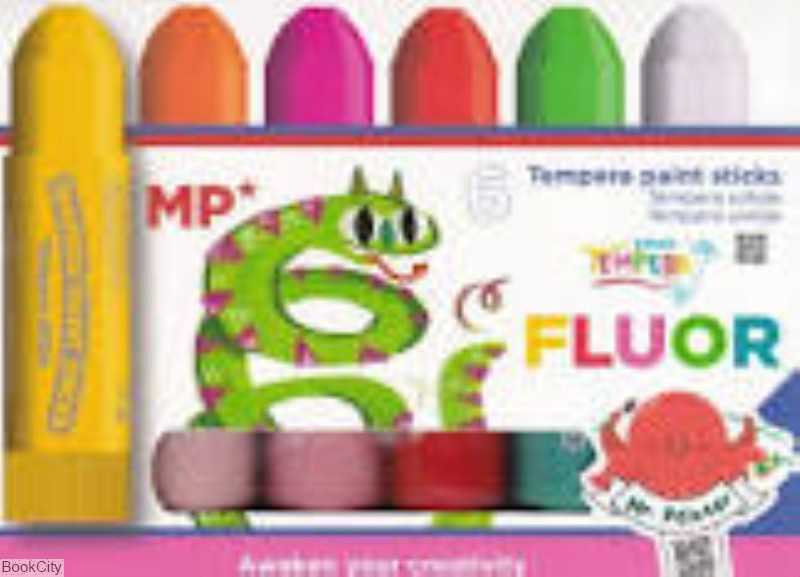 گواش جامد 6 رنگ فسفری ماتیکی MP PP205-6