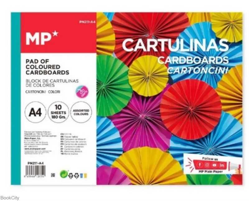 کاغذ رنگی 10 عددی MP PN211 A4