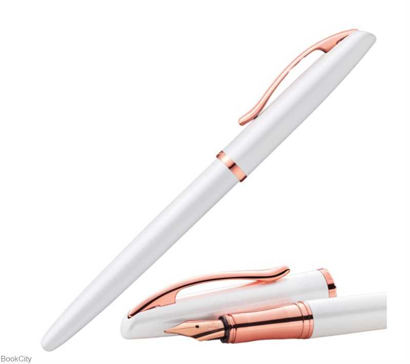 خودنویس بدنه استیل مرواریدی رزگلد Pelikan 821803 Jazz Noble Elegance