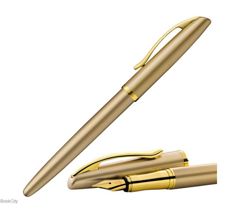 خودنویس بدنه استیل طلایی Pelikan 821827 Jazz Noble Elegance
