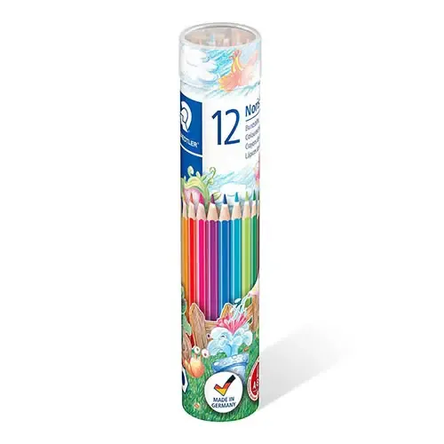 مدادرنگی 12 رنگ استوانه STAEDTLER 144NMD12