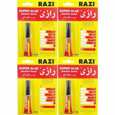 چسب قطره‌ای 2 عددی RAZI 3ml