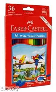 مدادآبرنگی 36 رنگ مقوایی طرح طوطی FABER CASTELL 114466 - 0