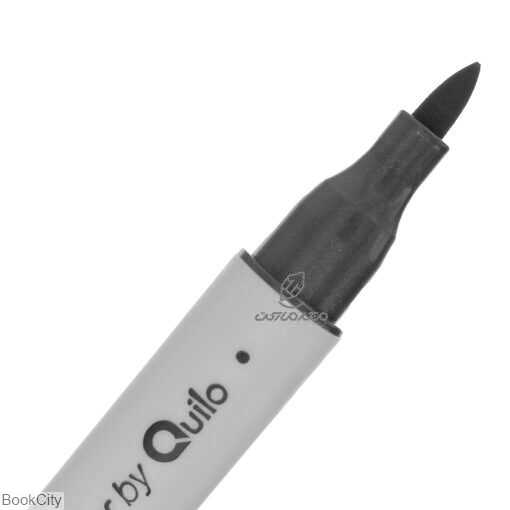 ماژیک طراحی 2 سر Quilo 900 Black Brush - 0