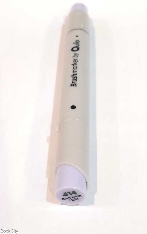 ماژیک طراحی 2 سر Quilo 414 Dark Violet Light Brush