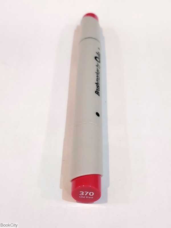 ماژیک طراحی 2 سر Quilo 370 Old Red Brush - 0