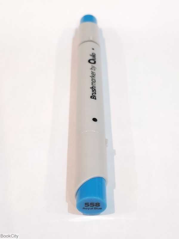 ماژیک طراحی 2 سر Quilo 558 Royal Blue Brush