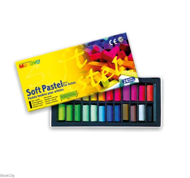 پاستل گچی 32 رنگ نیمه MUNGYO Soft Pastel MPS32