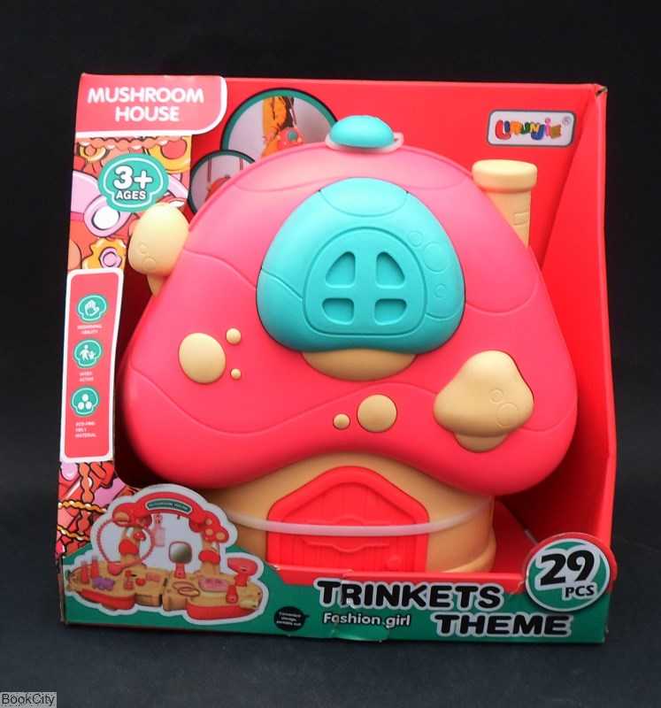 ست کلبه لوازم آرایشی MUSHROOM House Trinkets Tools Ck05S
