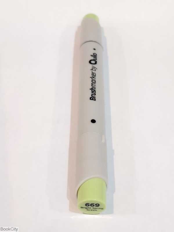 ماژیک طراحی 2 سر Quilo 669 Bright Spring Green Brush - 0