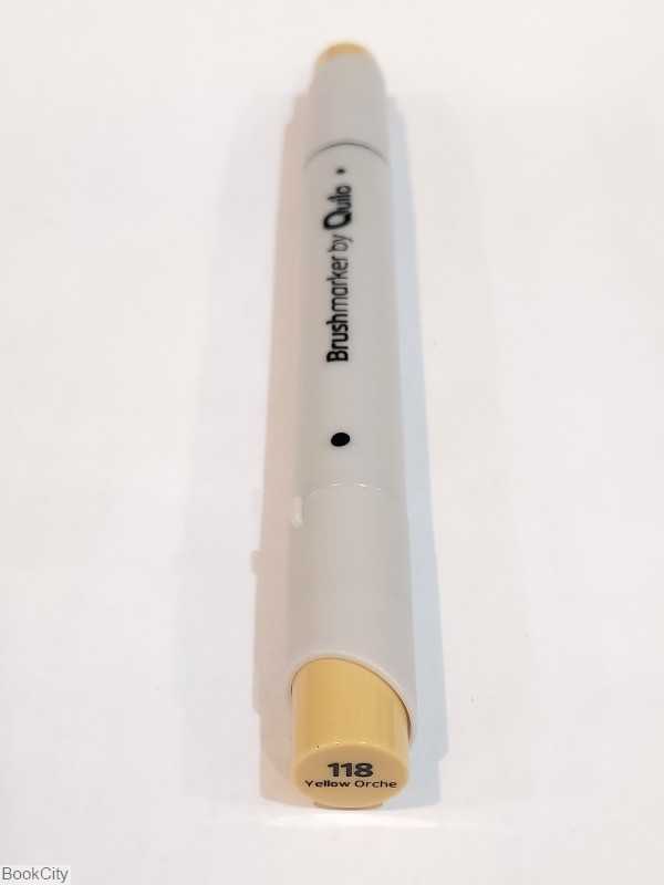 ماژیک طراحی 2 سر Quilo 118 Yellow Orche Brush