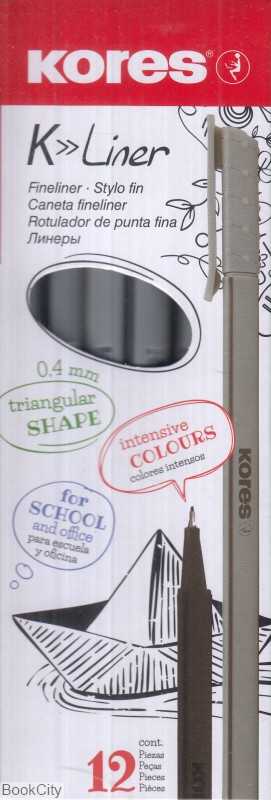 روان‌نویس نوک نمدی طوسی Kores 28160 K Liner - 0