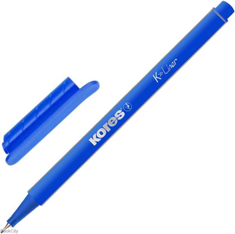 روان‌نویس نوک نمدی آبی Kores 28101 K Liner - 0