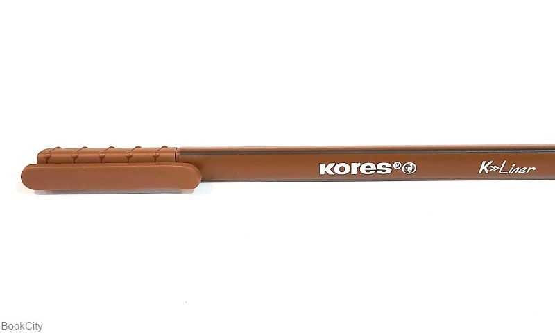 روان‌نویس نوک نمدی قهوه‌ای Kores 28162 K Liner