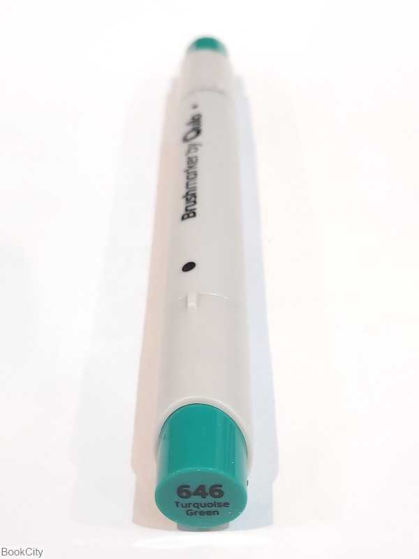 ماژیک طراحی 2 سر Quilo 646 Turquolse Green Brush