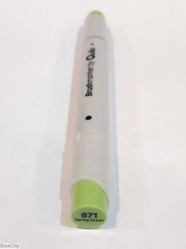 ماژیک طراحی 2 سر Quilo 671 Spring Green Brush