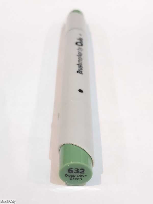 ماژیک طراحی 2 سر Quilo 632 Deep Olive Green Brush