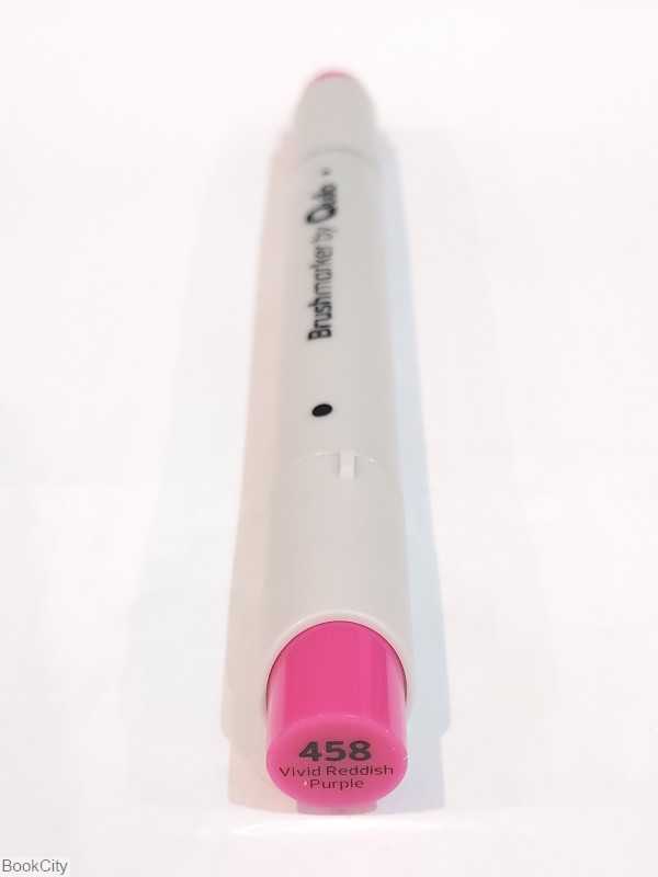 ماژیک طراحی 2 سر Quilo 458 Vivid Reddish Purple Brush