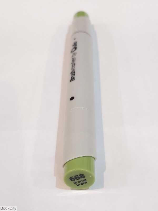 ماژیک طراحی 2 سر Quilo 668 Bronze Green Brush