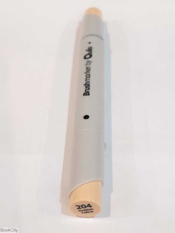 ماژیک طراحی 2 سر Quilo 204 Reddish Yellow Brush