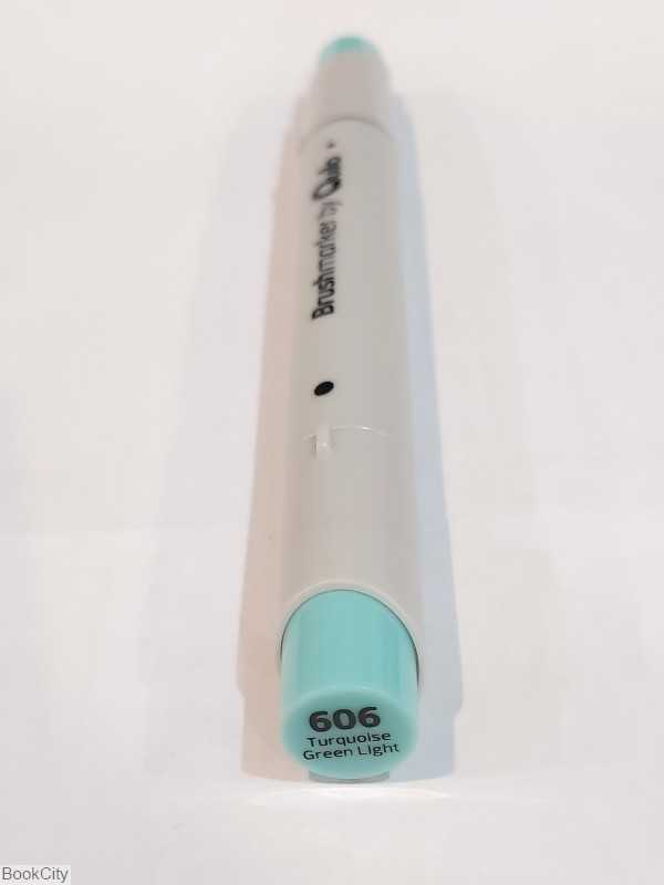 ماژیک طراحی 2 سر Quilo 606 Turquoise Green Light Brush