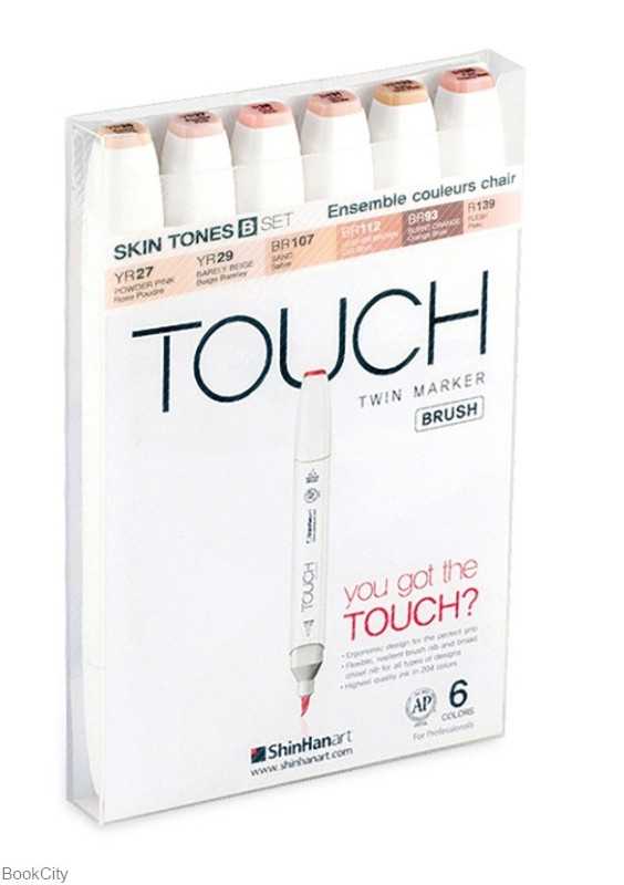 ماژیک 6 رنگ TOUCH 1200624 B