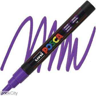 ماژیک پوششی بنفش نوک گرد Uniball PC3M Posca 0.9-1.3mm