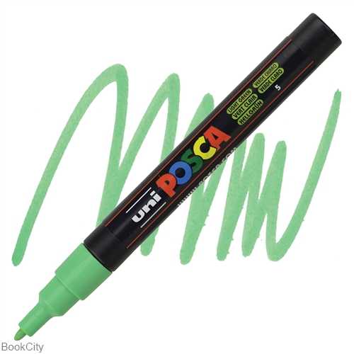 ماژیک پوششی سبز نوک گرد Uniball PC3M Posca 0.9-1.3mm