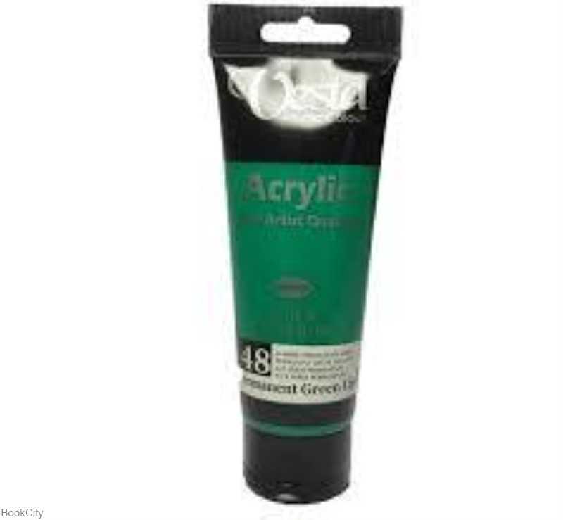 رنگ آکریلیک Vesta 75ml Permanent Green Light 48 - 0