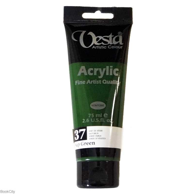 رنگ آکریلیک Vesta 75ml Sap Gree 37