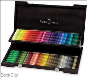 مدادرنگی 120 رنگ چوبی ونگه دو طبقه FABER CASTELL 110013 Polychromos