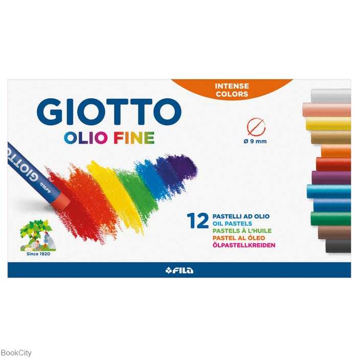 پاستل روغنی 12 رنگ GIOTTO 294000 - 0