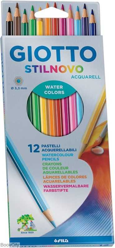 مداد آبرنگی 12 رنگ GIOTTO 255700 Stilnovo Acquarell