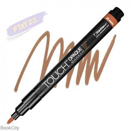 ماژیک پوششی TOUCH Opaque Fine 20 Brown 0.8
