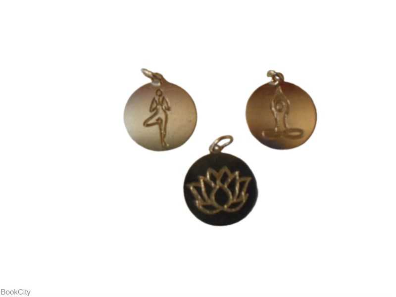 پلاک نقره طرح یوگا مازن - 0