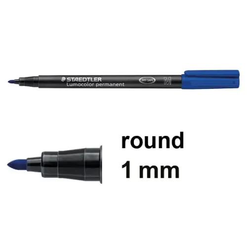 ماژیک آبی STAEDTLER 317-3 Lumocolor 1.0mm M