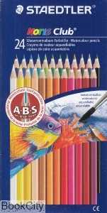 مدادآبرنگی 24 رنگ مقوایی STAEDTLER 14410ND24 Noris Club