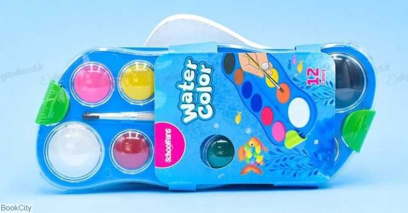 آبرنگ 12 رنگ schoolfans 92422 - 0